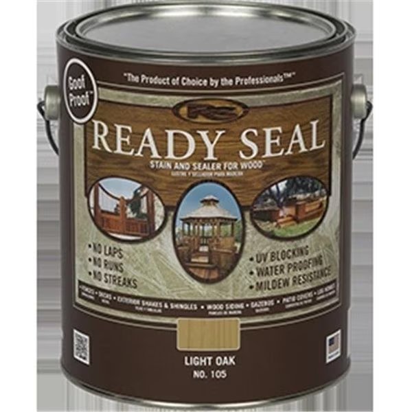Ready Seal 816078001050 105 1g Stain & Sealer for Wood - Light Oak, Ready Seal, Mfr#: 816078001050